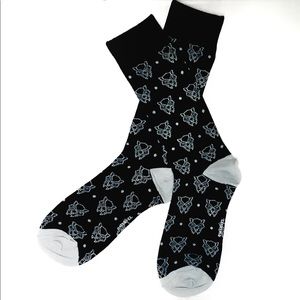 Men’s Cufflinks inc black panther socks